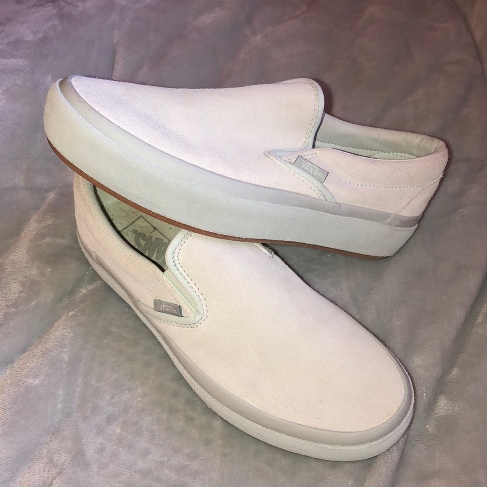 Light Blue Vans Slide-ons